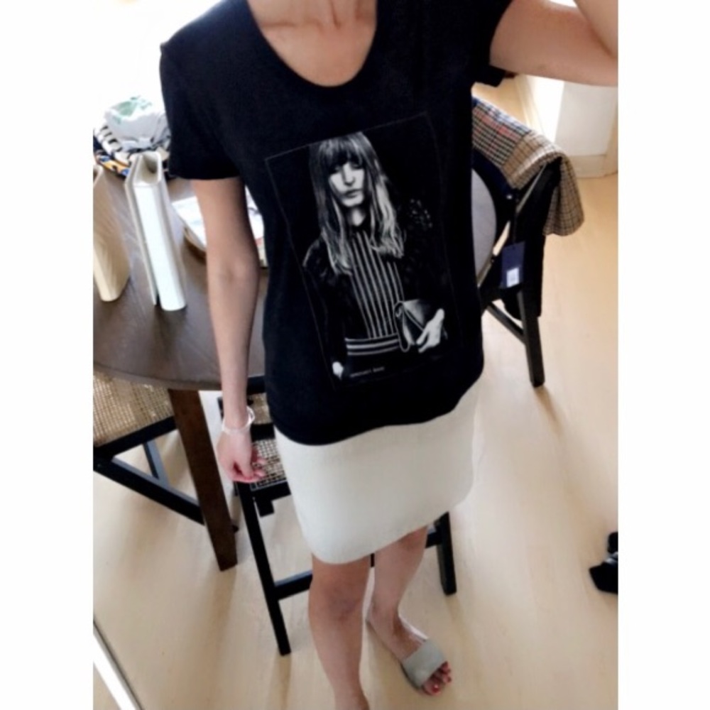 Black Fashion Girl Graphic Tee Tshirt